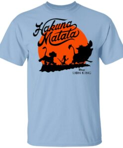 Disney Lion King Hakuna Matata Trio Orange Sunset Shirt 1