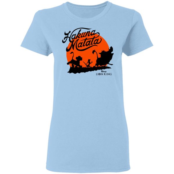 Disney Lion King Hakuna Matata Trio Orange Sunset Shirt