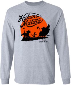 Disney Lion King Hakuna Matata Trio Orange Sunset Shirt 4 Disney Lion King Hakuna Matata Trio Orange Sunset Shirt 2