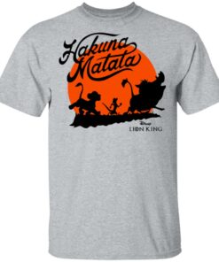 Disney Lion King Hakuna Matata Trio Orange Sunset Shirt 11 Disney Lion King Hakuna Matata Trio Orange Sunset Shirt 9