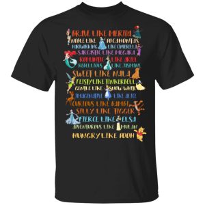 Disney Princess Brave Like Merida, Noble Like Pocahontas T-Shirts, Hoodies, Sweater