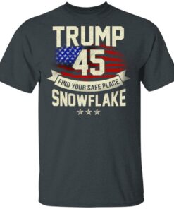 Donald Trump 45 Find Your Safe Place Snowflake Shirt 10