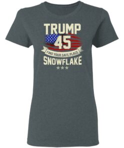 Donald Trump 45 Find Your Safe Place Snowflake Shirt 2