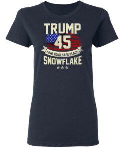 Donald Trump 45 Find Your Safe Place Snowflake Shirt 3