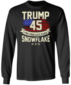 Donald Trump 45 Find Your Safe Place Snowflake Shirt 5
