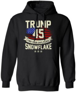 Donald Trump 45 Find Your Safe Place Snowflake Shirt 6