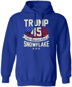 Donald Trump 45 Find Your Safe Place Snowflake Shirt 9