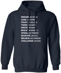 Dream Like Martin Lead Like Harriet Fight Like Malcolm T-Shirts, Hoodies, Sweater 10 Dream Like Martin Lead Like Harriet Fight Like Malcolm T Shirts Hoodies Sweater 7