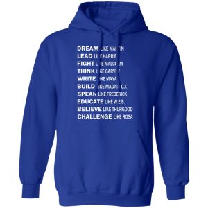 Dream Like Martin Lead Like Harriet Fight Like Malcolm T Shirts Hoodies Sweater 9