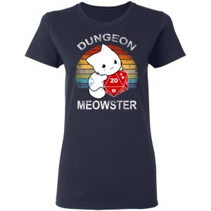 Dungeon Meowster Retro Vintage Funny Cat T Shirts Hoodies Sweater 3