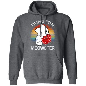 Dungeon Meowster Retro Vintage Funny Cat T Shirts Hoodies Sweater 8