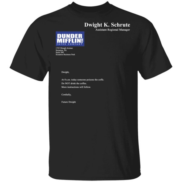 Dwight K. Schrute – Dunder Mifflin Paper Company T-Shirts