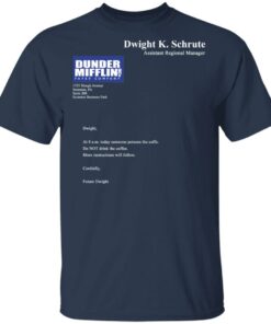 Dwight K Schrute Dunder Mifflin Paper Company T Shirts 11