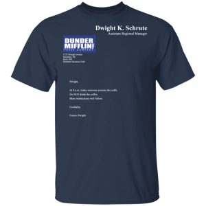 Dwight K Schrute Dunder Mifflin Paper Company T Shirts 11