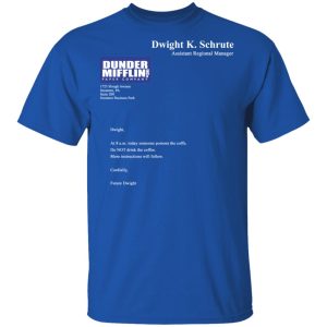 Dwight K Schrute Dunder Mifflin Paper Company T Shirts 12