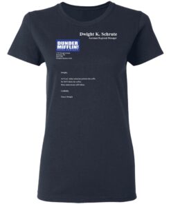 Dwight K Schrute Dunder Mifflin Paper Company T Shirts 3