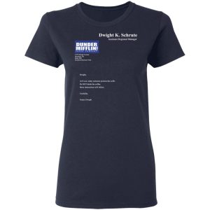 Dwight K Schrute Dunder Mifflin Paper Company T Shirts 3