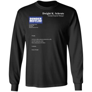 Dwight K Schrute Dunder Mifflin Paper Company T Shirts 5