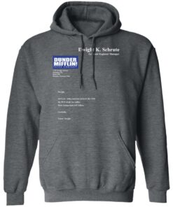 Dwight K Schrute Dunder Mifflin Paper Company T Shirts 8