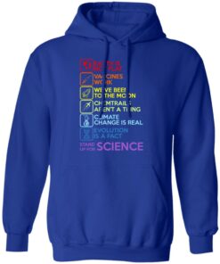 Earth Is Not Flat Vaccines Work We've Been To The Moon Chemtrails Aren't A Thing Climate Change Is Real Evolution Is A Fact Stand Up For Science T-Shirts 12 Earth Is Not Flat Vaccines Work Weve Been To The Moon Chemtrails Arent A Thing Climate Change Is Real Evolution Is A Fact Stand Up For Science T Shirts 9