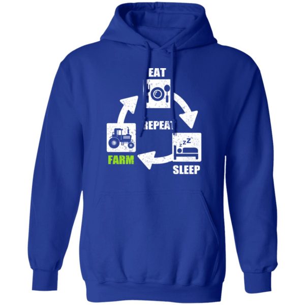 Eat Sleep Farm Repeat Farming T-Shirts