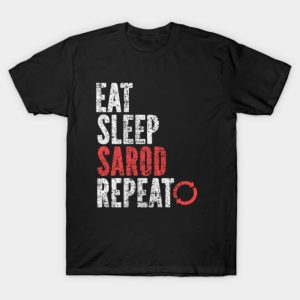 Eat sleep sarod repeat Halloween T-shirt