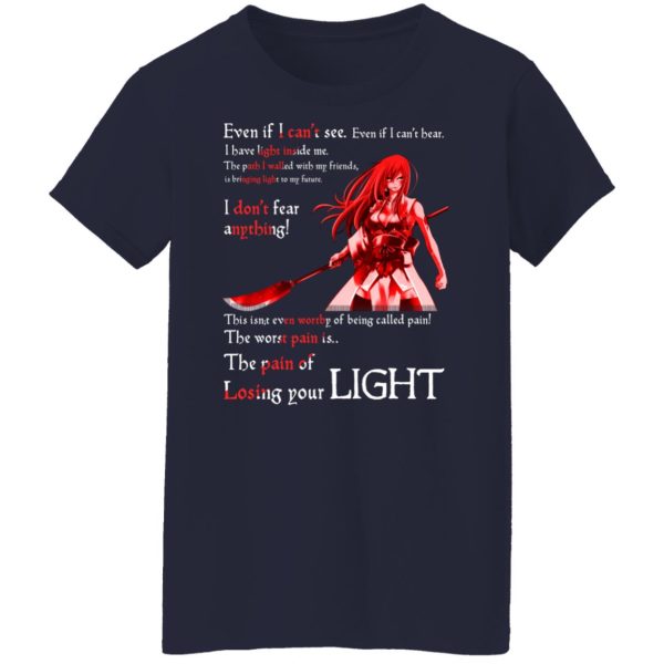 Fairy Tail Erza Scarlet Kimono Even If I Can’t See Even If I Can’t Bear T-Shirts, Hoodies, Sweater