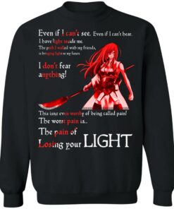 Fairy Tail Erza Scarlet Kimono Even If I Cant See Even If I Cant Bear T Shirts Hoodies Sweater 6