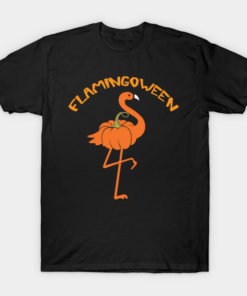 Flamingo Funny Halloween Flamingoween T shirt 1