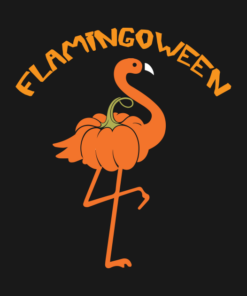 Flamingo Funny Halloween Flamingoween T shirt 2