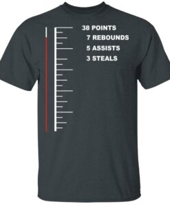 Flugame 38 Points 7 Rebounds 5 Assists 3 Steals T-Shirts 1 Flugame 38 Points 7 Rebounds 5 Assists 3 Steals T Shirts 10