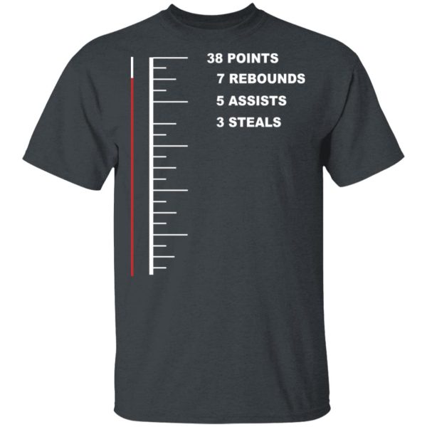 Flugame 38 Points 7 Rebounds 5 Assists 3 Steals T-Shirts