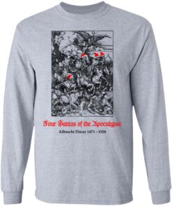 Four Santas Of The Apocalypse Albrecht D�rer 1471 1528 T-Shirts, Hoodies, Sweater 4 Four Santas Of The Apocalypse Albrecht Drer 1471 1528 T Shirts Hoodies Sweater 2