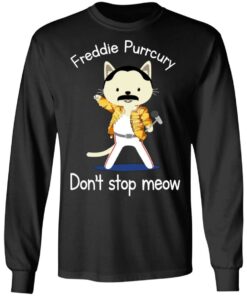 Freddie Purrcury Dont Stop Meow T Shirts 5