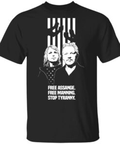 Free Assange Free Manning Stop Tyranny T Shirts Hoodies Sweatshirt 1