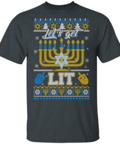 Funny Happy Hanukkah Chanukah Let’s Get Lit T-Shirts 1 Funny Happy Hanukkah Chanukah Let's Get Lit T Shirts 10