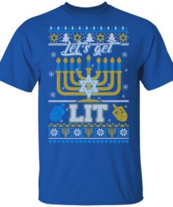 Funny Happy Hanukkah Chanukah Let’s Get Lit T-Shirts 3 Funny Happy Hanukkah Chanukah Let's Get Lit T Shirts 12