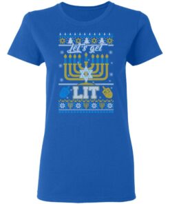Funny Happy Hanukkah Chanukah Let’s Get Lit T-Shirts 7 Funny Happy Hanukkah Chanukah Let's Get Lit T Shirts 4