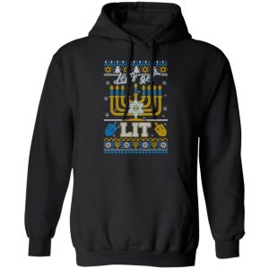 Funny Happy Hanukkah Chanukah Let's Get Lit T Shirts 6