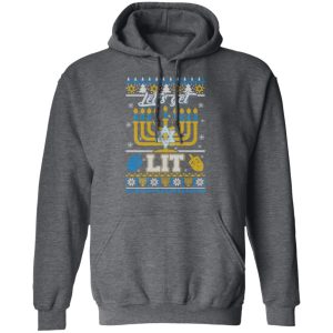 Funny Happy Hanukkah Chanukah Let's Get Lit T Shirts 8