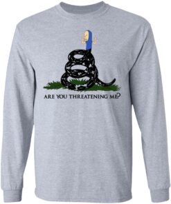 Gadsden Flag Beavis Are You Threatening Me T Shirts Hoodies Sweatshirt 2