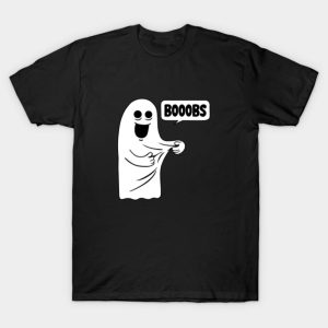 Ghost Boobs Halloween T shirt 1