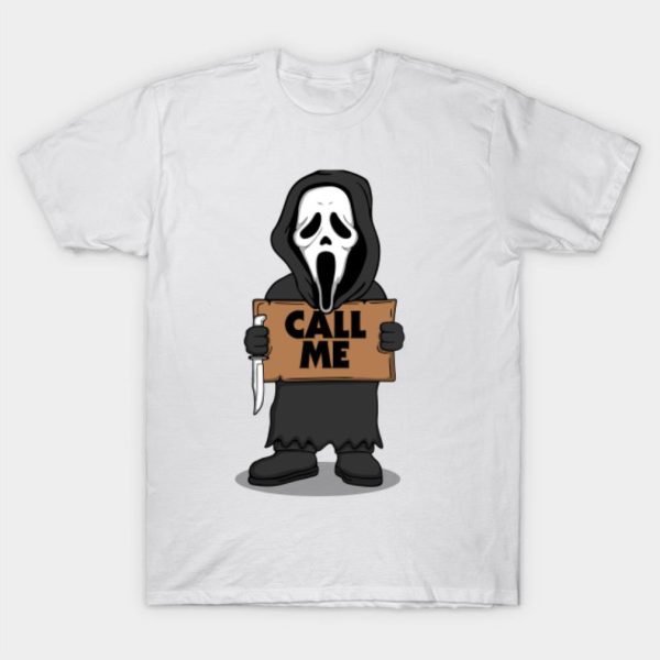 Ghostface call me Halloween T-shirt