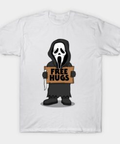 Ghostface free hugs Halloween T shirt 1