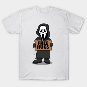 Ghostface free hugs Halloween T-shirt