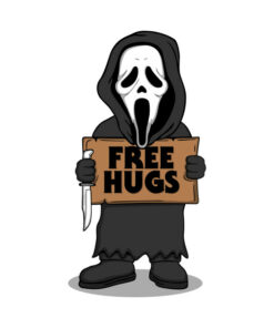 Ghostface free hugs Halloween T shirt 2