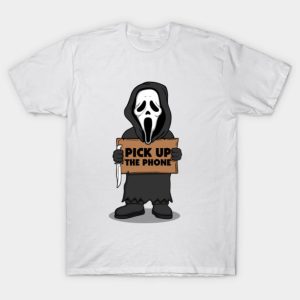 Ghostface pick up the phone Halloween T shirt 1