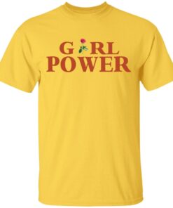 Girl Power Yellow T Shirts Hoodies Sweatshirt 1