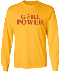 Girl Power Yellow T Shirts Hoodies Sweatshirt 3