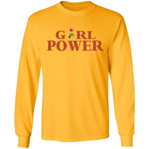 Girl Power Yellow T Shirts Hoodies Sweatshirt 3